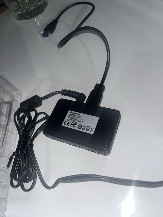USB хъб Transcend 4 порта USB A 3.0