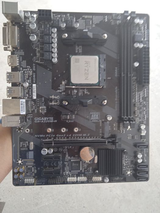 Комлект Ryzen 5 2600, gigabyte a320