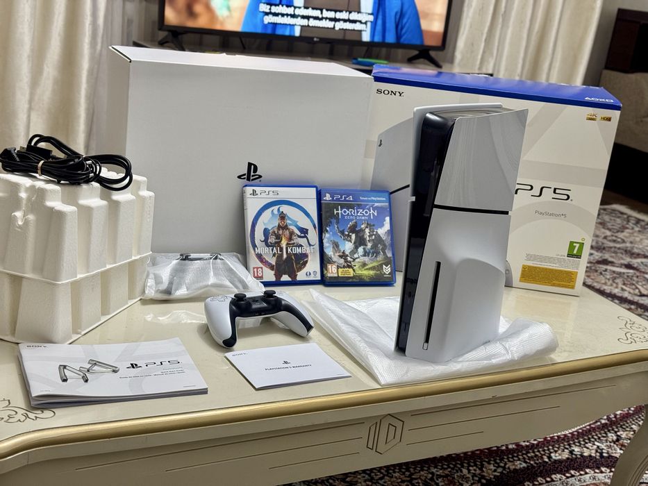 Sony PS5 Slim (2025г) +Игры в Подарок ! Новая Приставка