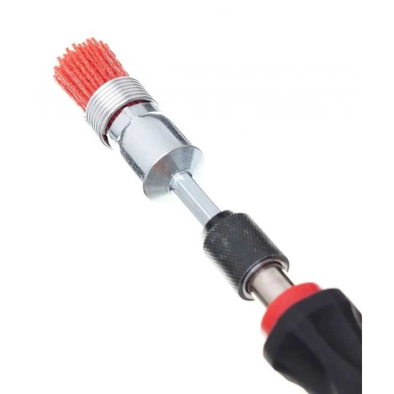 Trusa perii curatare canale injectoare bujii 19 piese (KD10049)