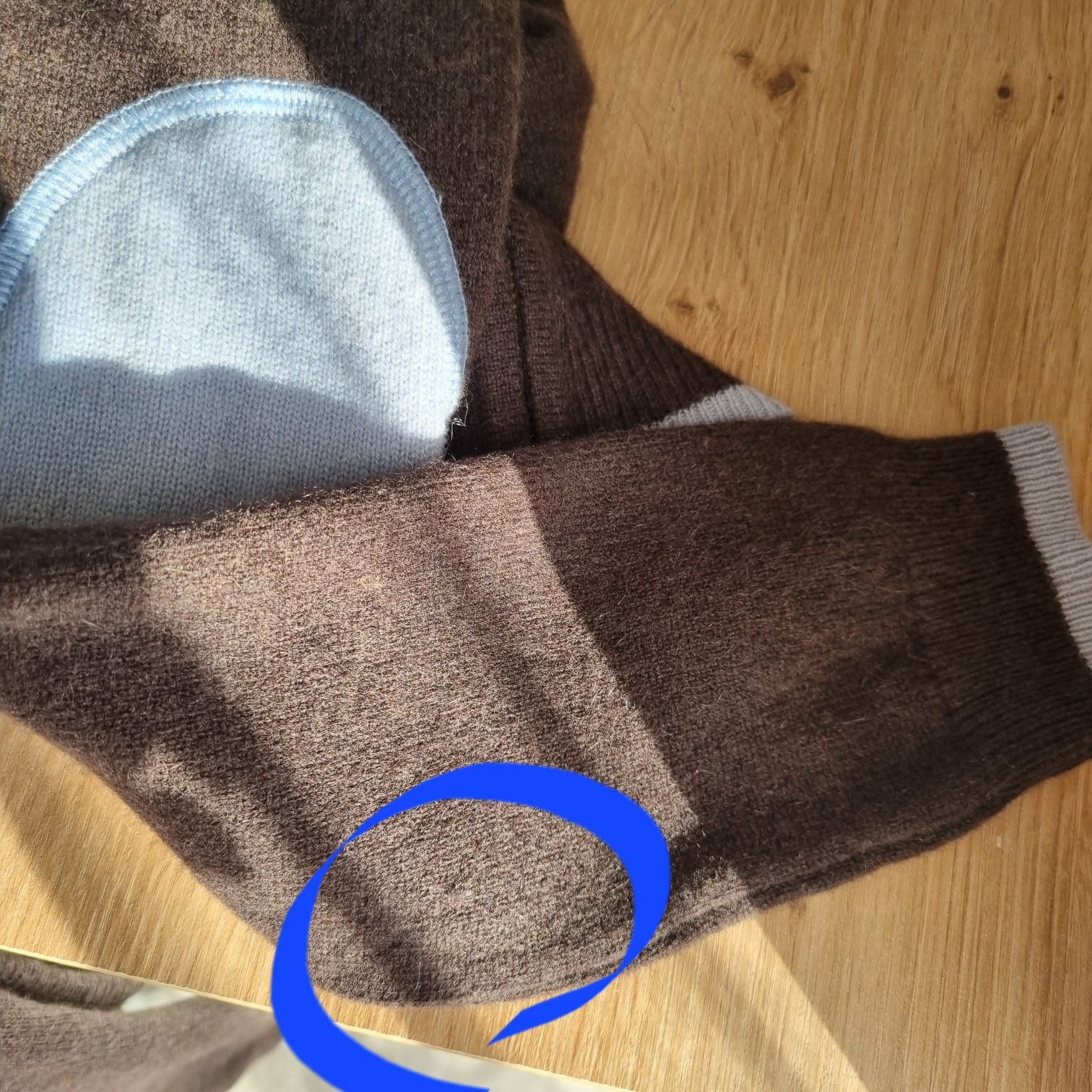 Bluza cu gluga, cashmere