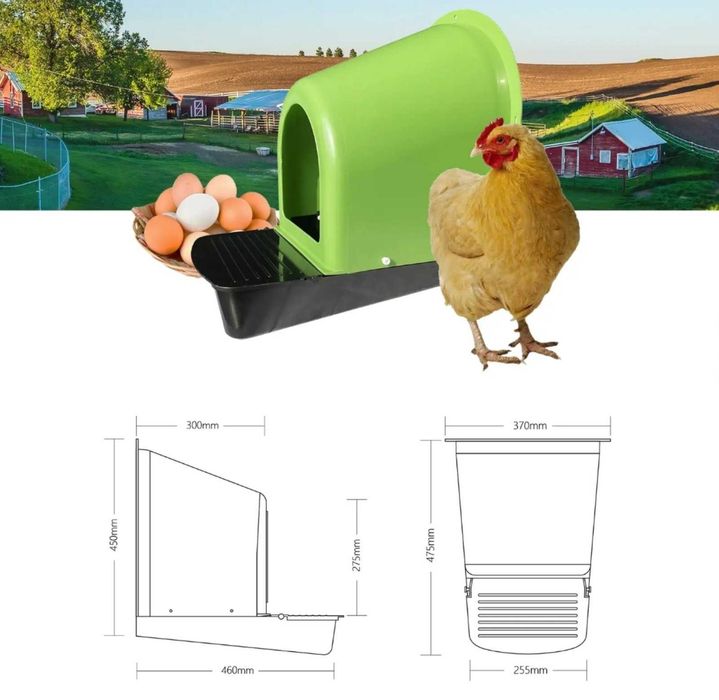 Гнездо за кокошки NG07 (К-кт от 5 БРОЯ) ЖЪЛТ, ЗЕЛЕН