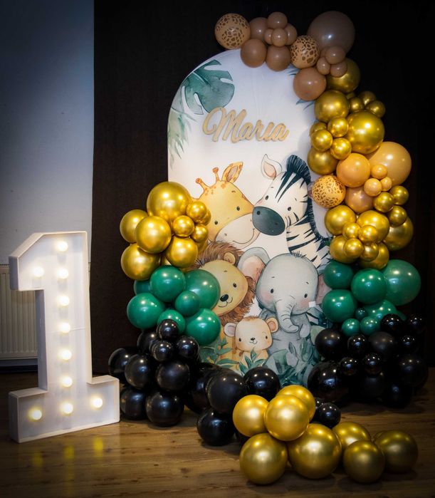 Arcada baloane  Safary / Decor evenimente / Cristelnita/Botez/Majorat