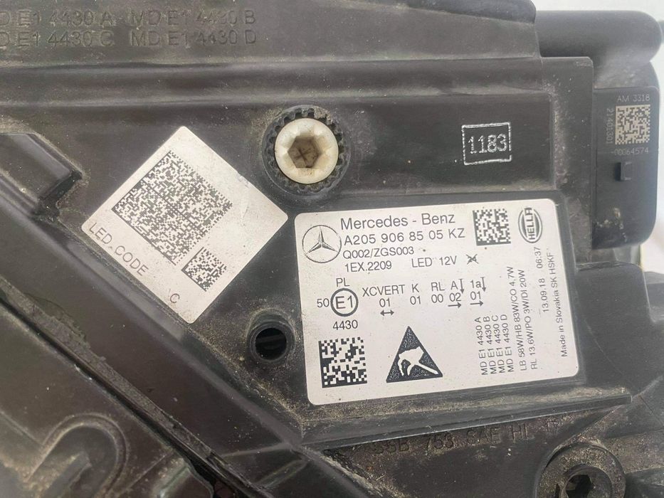 Ляв фар Мерцедес C класа w205 Multibeam LED