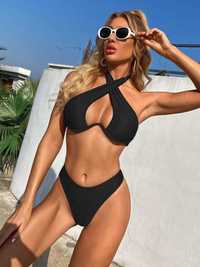 Costum de Baie Negru Dama 2 Piese