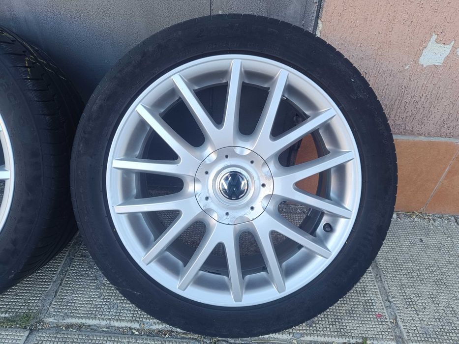 ОРИГИНАЛНИ джанти с гуми 17 ' 5x112 57,1 ФОЛКСВАГЕН / VW GOLF TOURAN