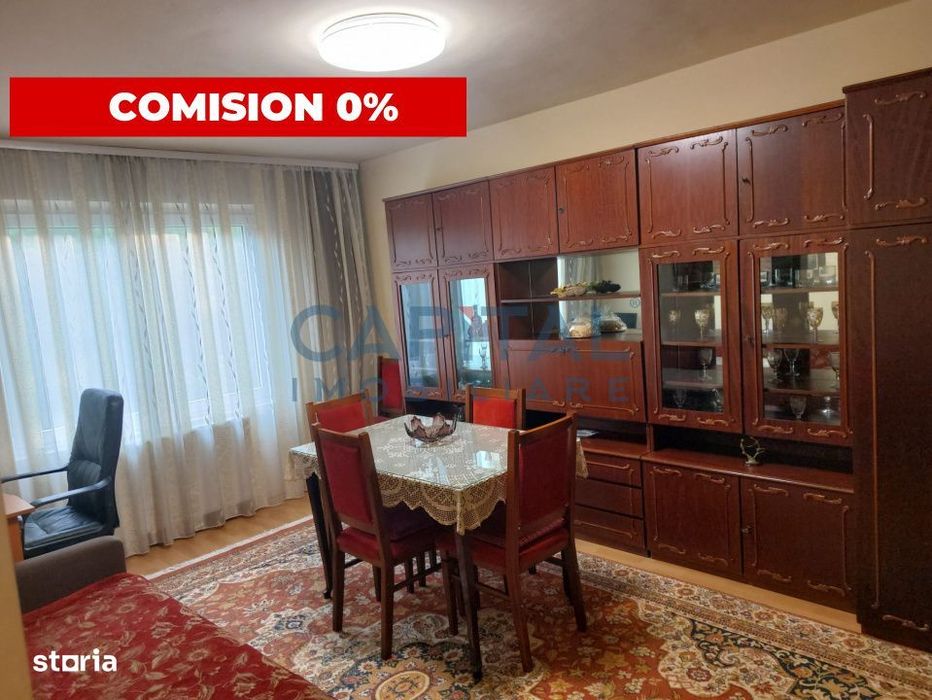 Apartament 3 camere, mobilat, comision 0% – Mureseni