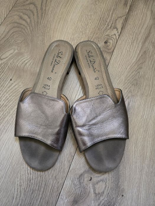 Papuci din piele Benvenuti nr 40