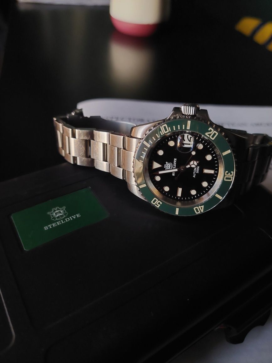Vând ceas SteelDive automatic diver mec Seiko NH36 calitate