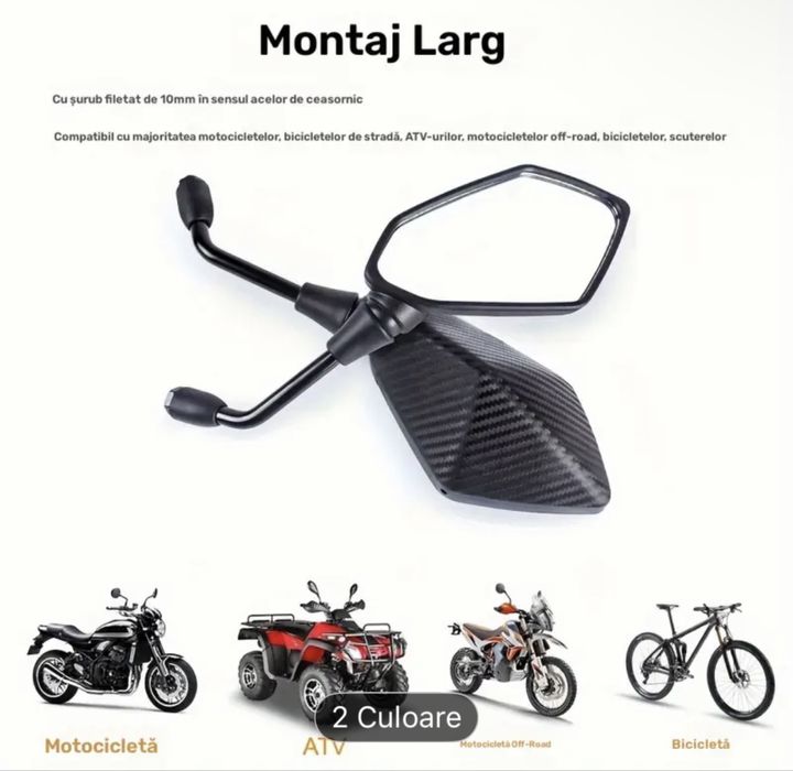 Oglinzi ATV // Moto Cross // Motocicleta// UTV // Scuter