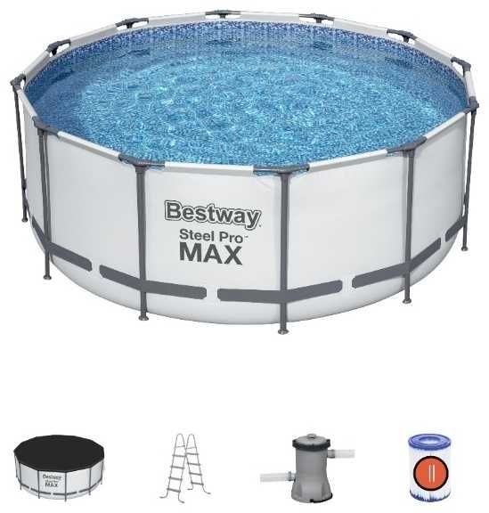 Бассейн каркасный Bestway Steel Pro Max 56420, 366x122 см