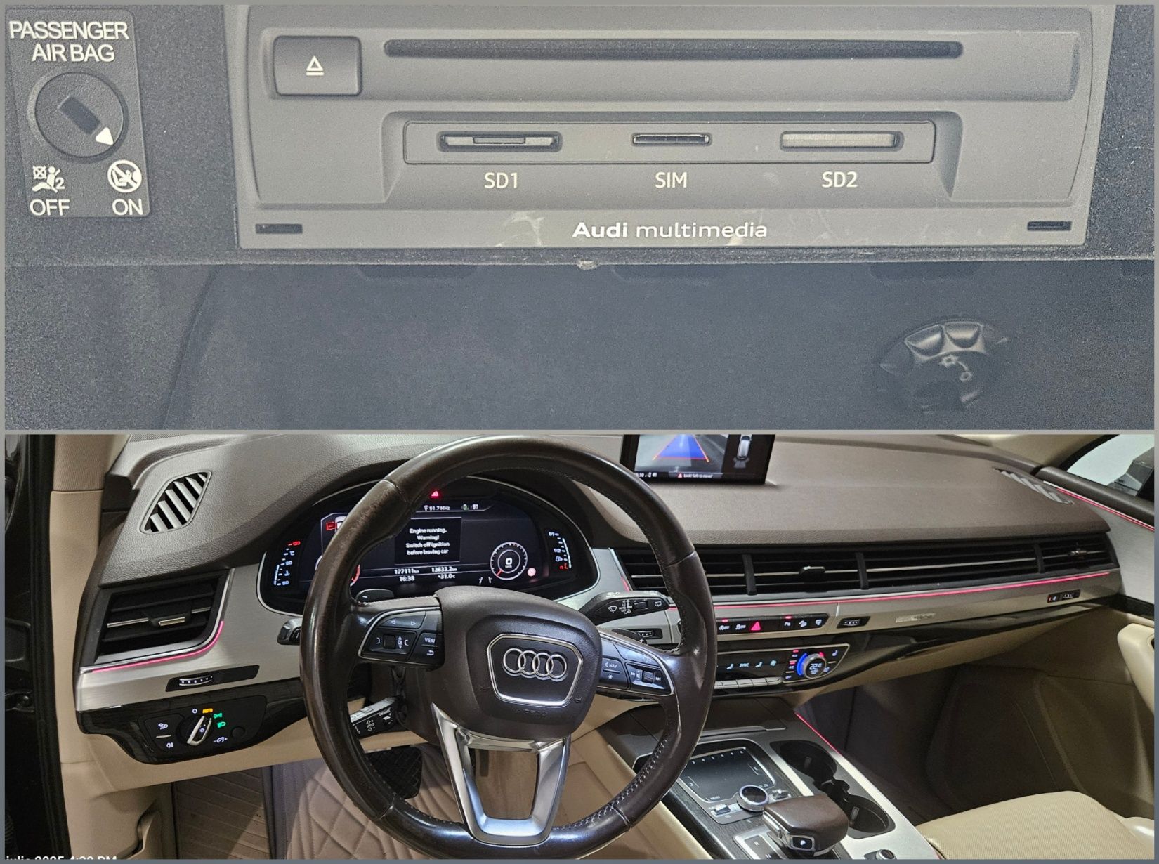 Audi Q7 Virtual Cockpit~Adaptive Cruise Control~ Masaj