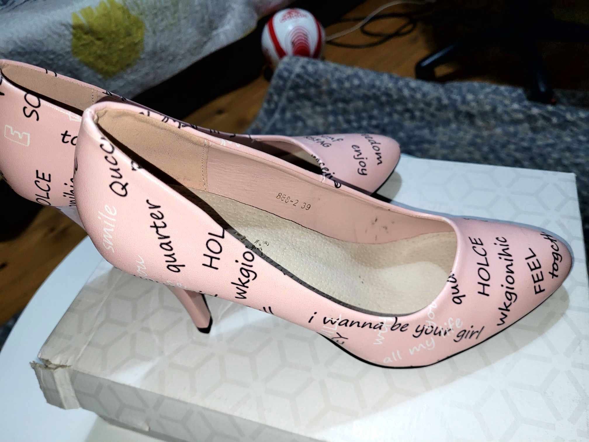 Дамски обувки розови Eliza 39 номер