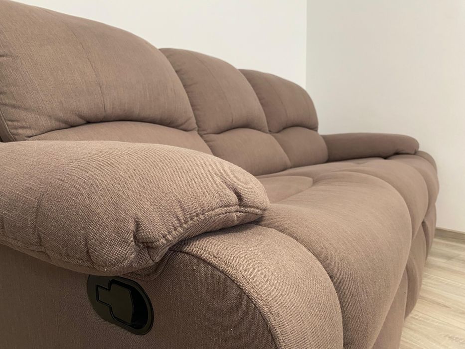 Canapea recliner 3 locuri