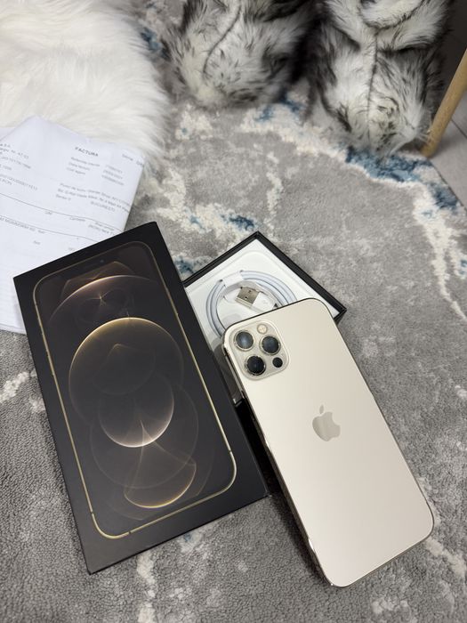Iphone 12 Pro 128gb / Gold / Neverlocked / Full Box / Acte