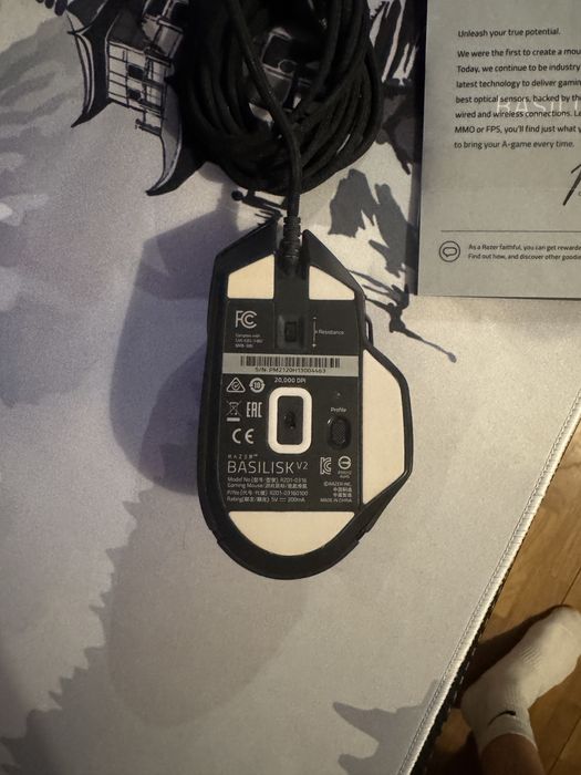 Mouse gaming Razer Basilisk V2, 20K DPI