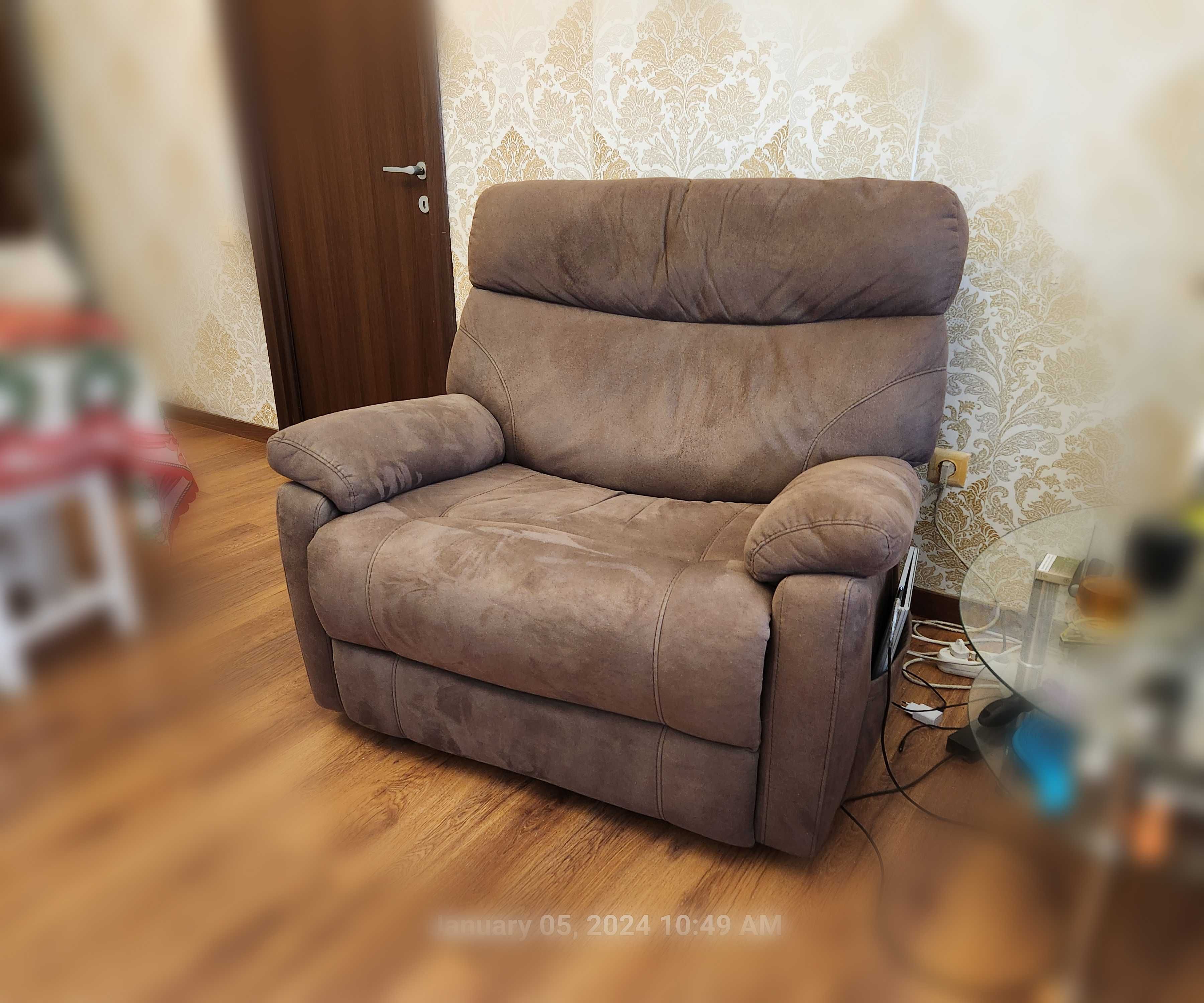 2 Fotolii cu recliner manual