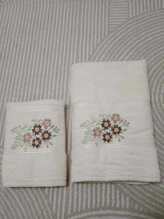 Новые наборы полотенец. Банный и лицевой