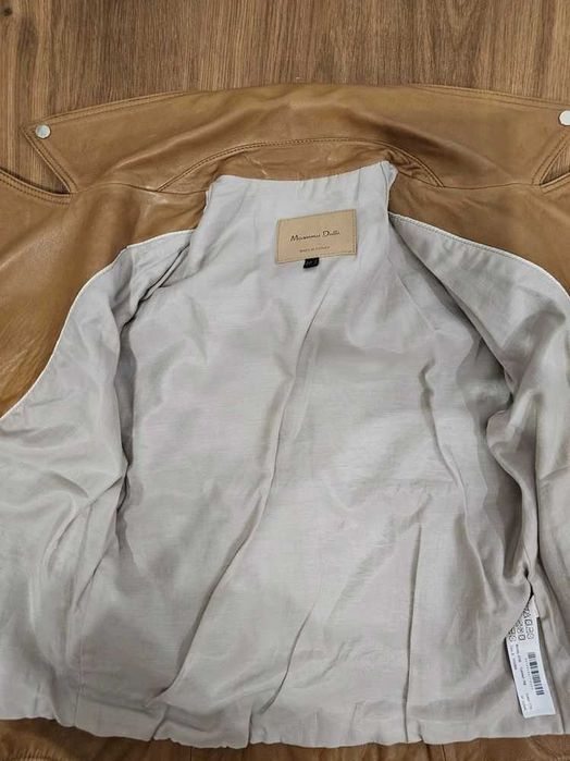 Дамско кожено яке Massimo Dutti