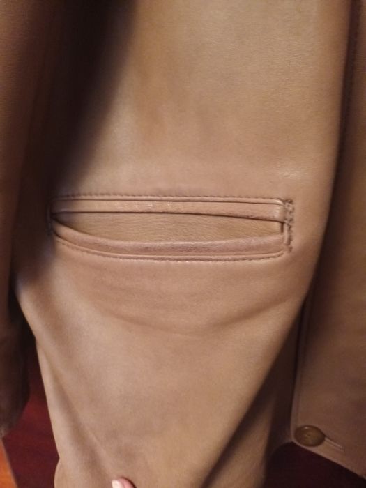 Jacheta de piele maro vintage