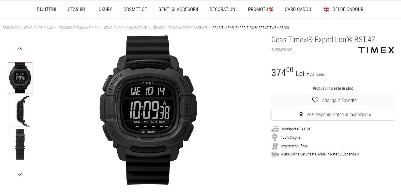 Ceas Timex Expedition BST.47 NOU
