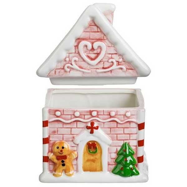 Коледен буркан за бисквитки Mercado Trade, Коледна къщичка или Мъфин