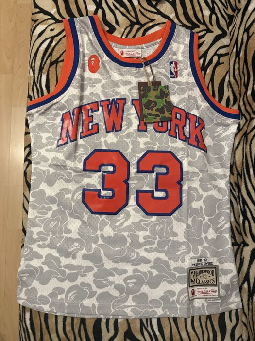 Tricou jersey new york knicks x Bape