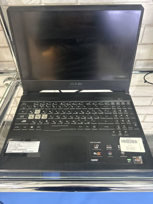 Ноутбук asus tuf gaming