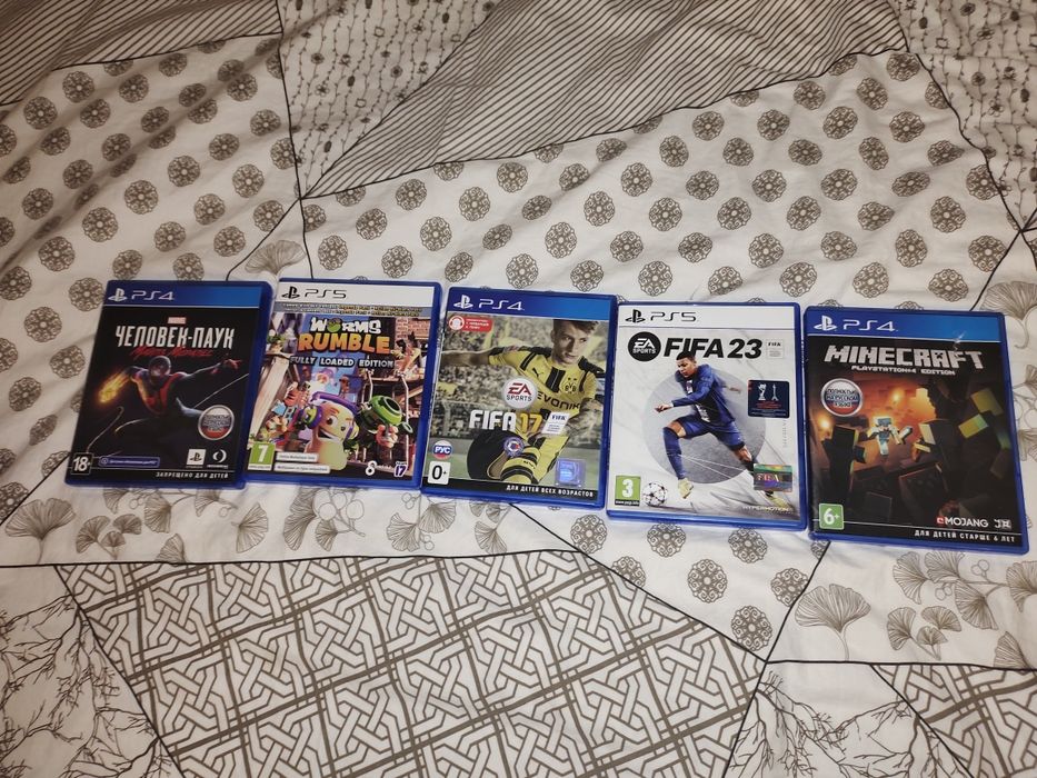 Диски на playstation 4/5 б/у