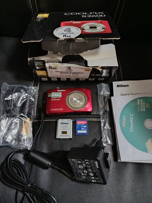Aparat foto Nikon Coolpix S2600 14 MP fullbox