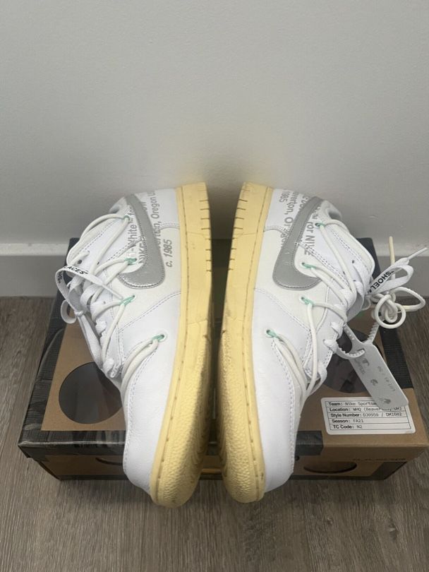 Off white dunk lot 1  46EU