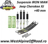Kit suspensie Jeep Cherokee XJ - IRON MAN + 40 mm (2 foi suplimentare)
