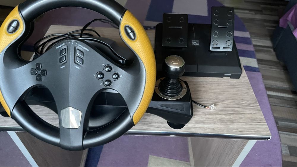 Set Volan si Pedale gaming Myria MG7400.Pret negociabil!