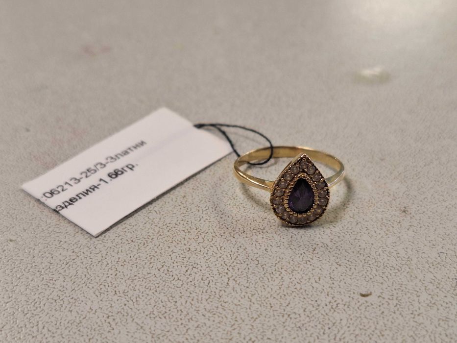 Златен дамски пръстен 1,66гр.