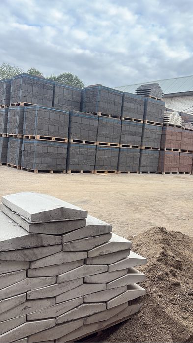 Заборные кирпич, Рванные кирпич, колотый, спринтерный, пескоблок, скц