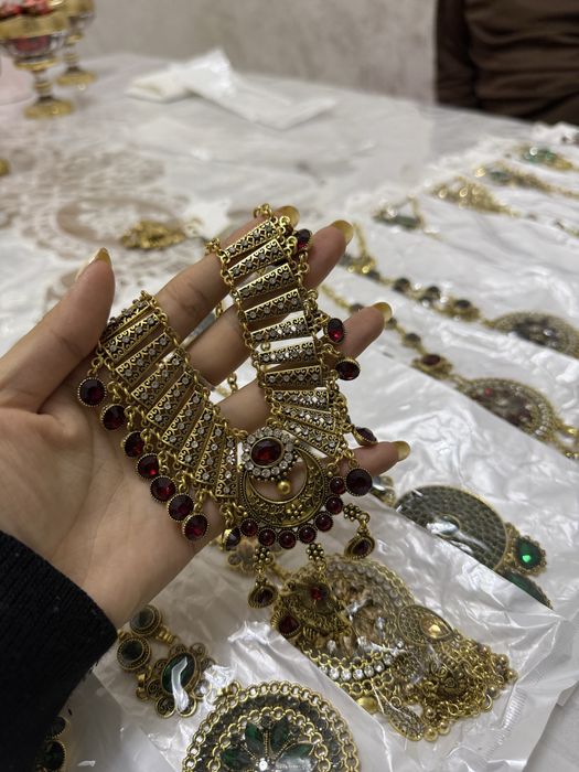 Восточное украшение ручной работы • Нарядное ожерелье