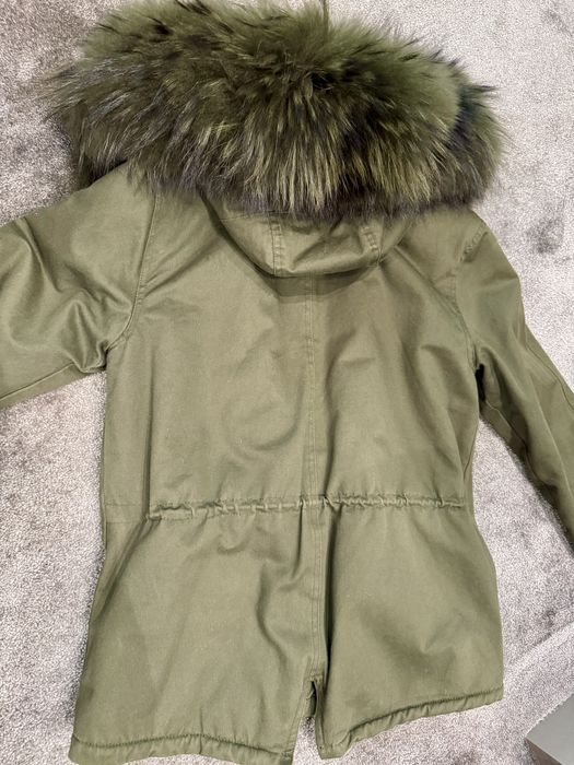 Дамска парка с ествен косъм от лисица