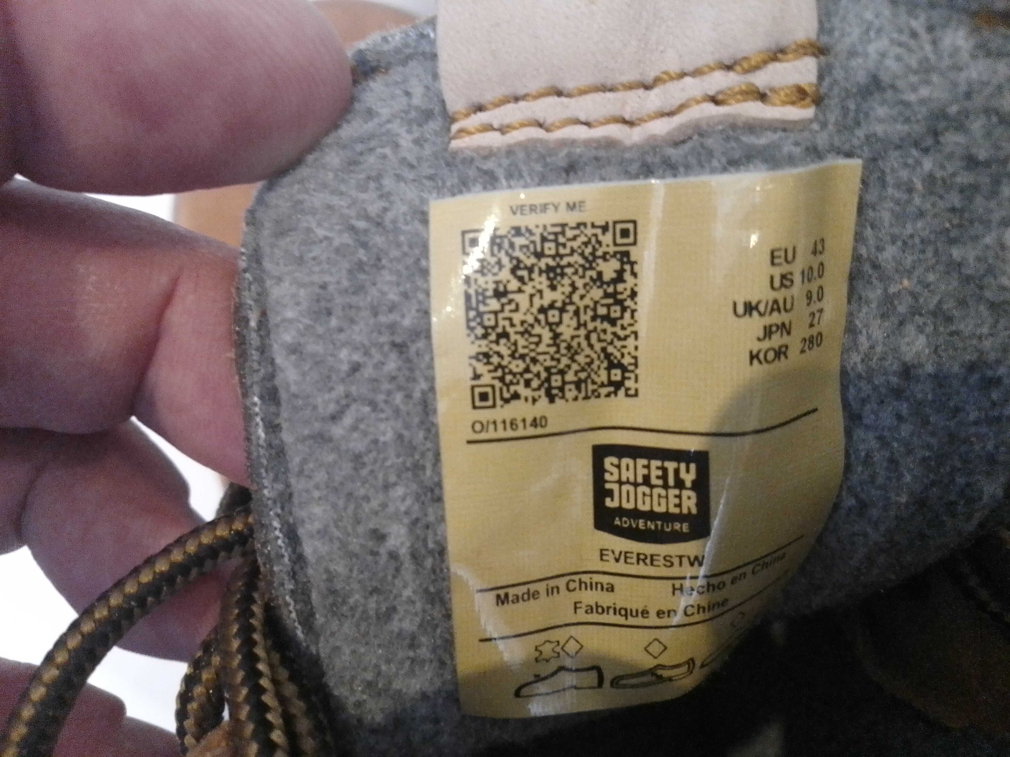 Зимние ботинки Safety Jogger(Бельгия), новые