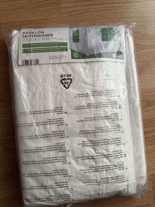 Set 2 pereti laterali cu fereastra pavilion / cort