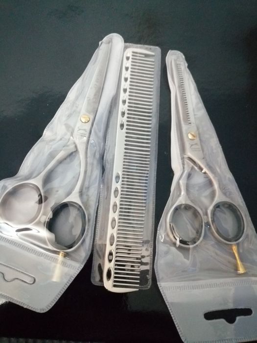 set foarfeci profesionale jaguar tuns filat pieptăn 6.5