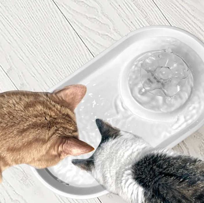 Dispenser automat apa animale tip fantana, Aplicatie Tuya, 2.8L