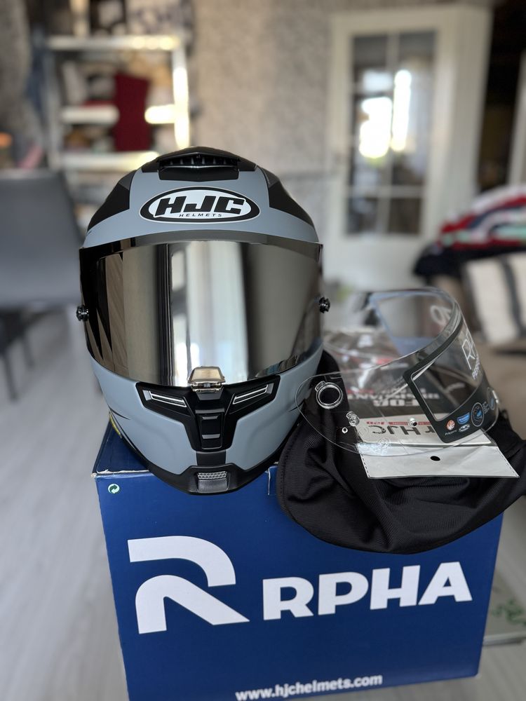 Чисто нова каска HJC RPHA 70 Sampra Black – размер S + подаръци!