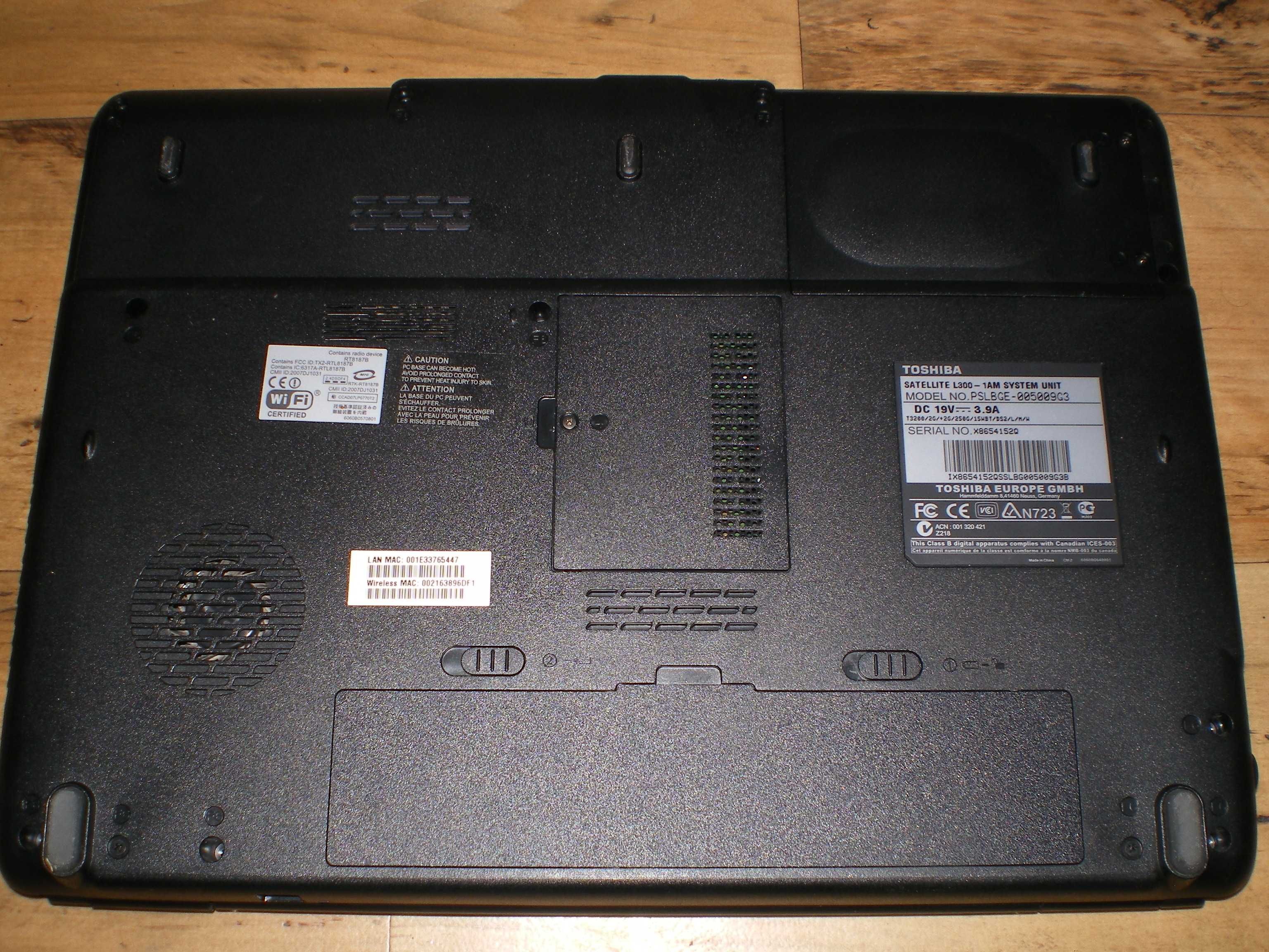 Лаптоп Toshiba Satellite/T9500/SSD256GB/4GB