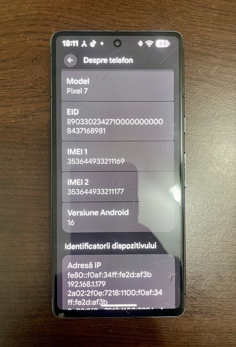 Google Pixel 7 128 Gb Display Crapat Perfect Functional