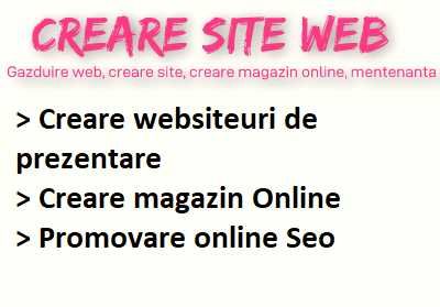 Proiectare Websiteuri / Creare siteuri de prezentare / Magazin online