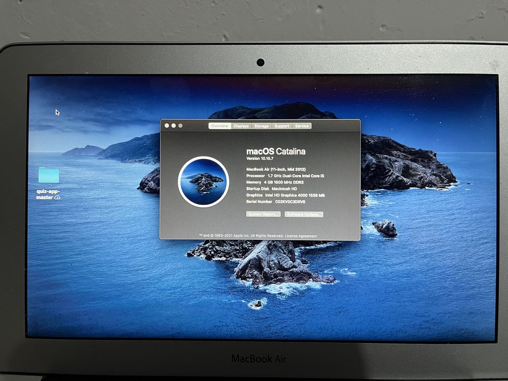 Maccbook air 2012