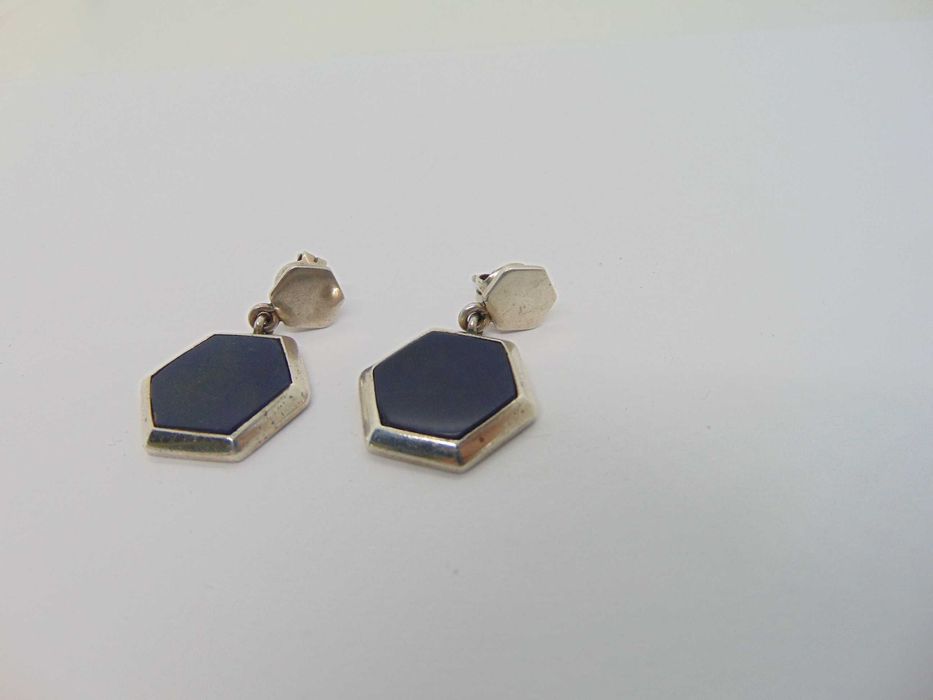 Cercei din argint cu lapis lazuli Mexic