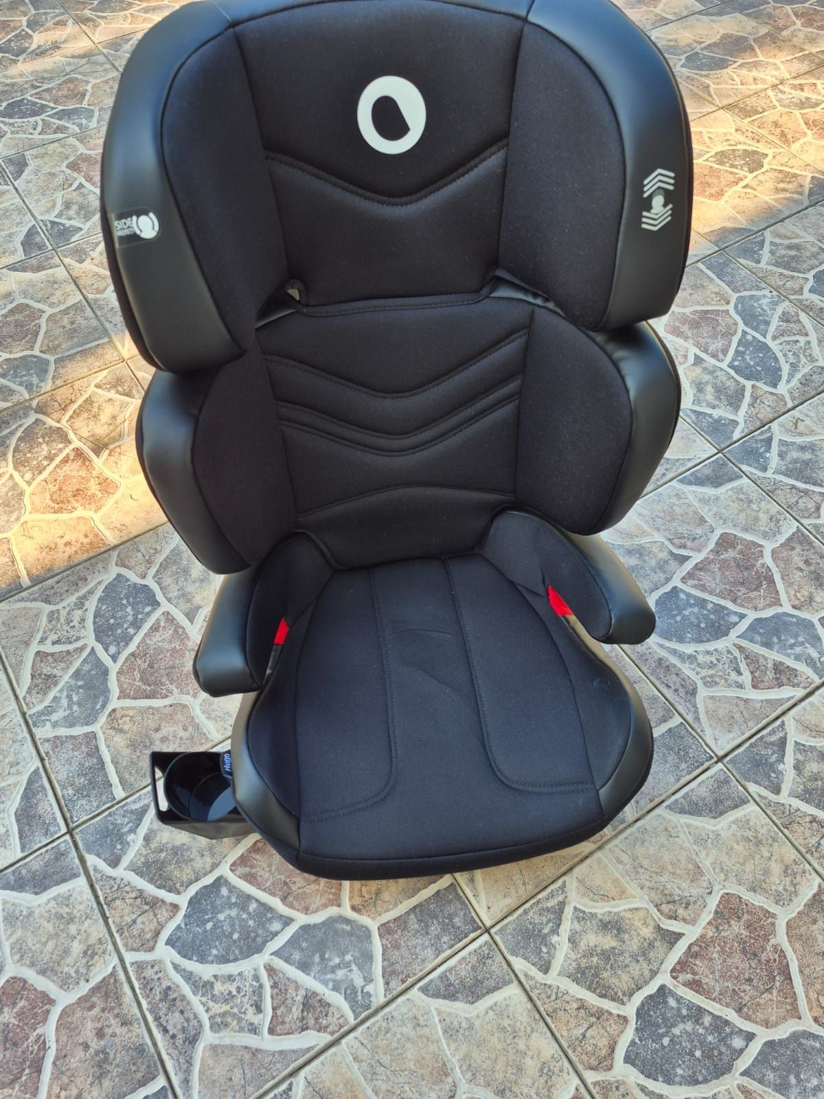Lionelo - Scaun auto Hugo Lether , Tetiera, Suport pahar, 15-36 kg