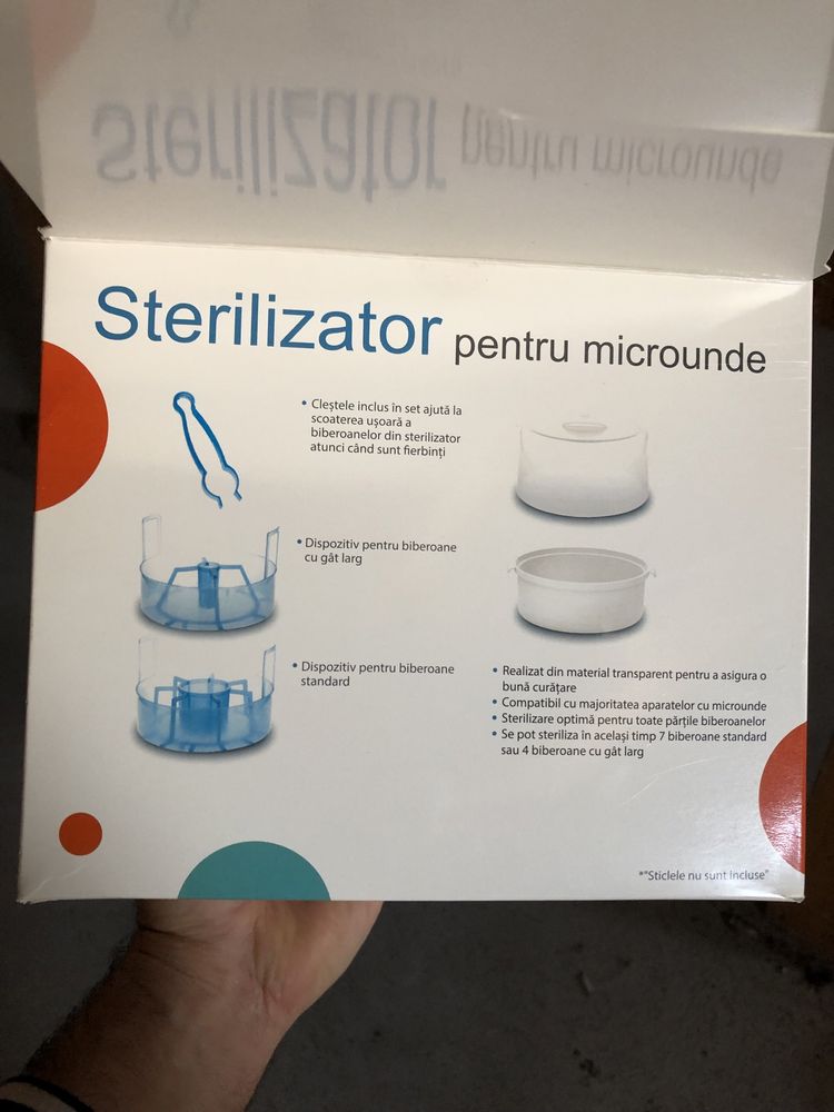 Sterilizator pe tru microunde 2 in 1