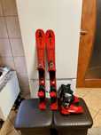 Schiuri copii 80 cm atomic cu clapari set skiuri